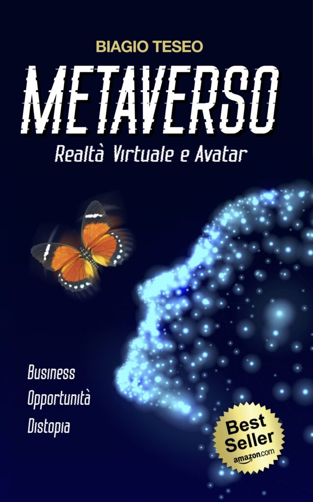 Libro Metaverso di Biagio Teseo. Copertina. Ver. Italiana
